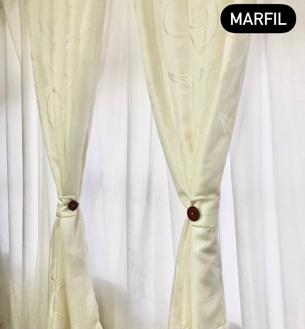 Miniatura 11 de Cortina Jaquard Vinotinto De 280cm